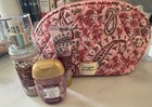 Limited Edition Vera Bradley X Bath   Body Works Pink Berry Burst Set 