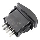 New Rocker Switch Dpdt On-off- on  0d4767 For Generac Generator