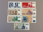 Iceland 7 Note Lot 10 Thru 5 000 Kronur P-48a Thru P-60 Unc - See Below For List