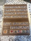 Vintage Perpetual Calendar Handmade Needlepoint