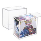Pokemon Booster Box Acrylic Case Magnetic Protective Display Case Box Anti-drop