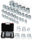 72pcs Jic Plug   Cap Kit - 37   Flare Thread Fittings Assortment For Hydraulic Re