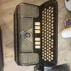 Paolo Soprani Button Accordion 41 Treble 120 Bass 5 Register Black silver