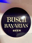 1950 s Busch Bavarian Beer Serving Tray 13 Inch  Clear   Bright As Mountain Air