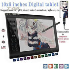 10x6  Digital Graphics Drawing Tablet Pc Artist Board Pad Painting  pen