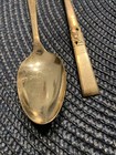 Oneida Community Coronation Silverplate Teaspoons Set Of 2 Spoons 6    Vintage