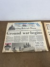 1991 Gulf War Newspaper Lot  Operation Desert Storm Us Strikes Ground War Army