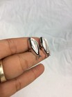 Cool Vtg Modernist Fish Religious Fish Silver Tone Cufflinks