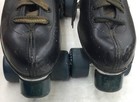 Vintage Pacer Black Leather Roller Skates - Men s Size 9  Preowned  c-6 
