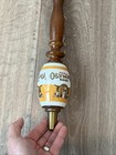 Vintage Olympia Beer Tap Handle Ceramic   Wooden 12   Nice     