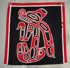 Authentic Smithee Collection Northwest Coast Raven wolf Button Blanket