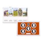 2019-s Clad 5-coin Set Proof America The Beautiful Quarter Proof With Ogp