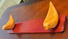 Native American Flute - Stand - Made From Solid Wood  Birds   Purpleheart Wood
