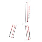 Fit Harley Touring 14-23 Non-abs Chrome Brake Line Kit For 16 -18  Handlebar