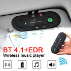 Wireless Bluetooth Car Speaker Phone Hands-free Kit Sun Visor Clip Drive Misic A