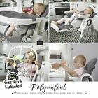 Sweety Fox Adjustable Highchair  Folding  Baby   Toddler High Chair - Dark Grey