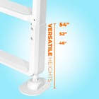 Xtremepowerus Adjustable Above Ground In Pool Swimming Pool Ladder 48  To 54