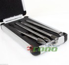 4pc 6    Long Reach Double Cut Carbide Rotary Burr Set Polishing Cone Ball Shape