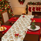 Gingerbread Man Table Runner Country Christmas 13   X 108    X 108   
