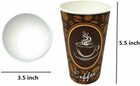 50 Pack Quality Disposable Paper Hot Coffee Tea Cups - 16oz Usa Seller