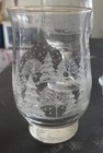 Vintage Libbey Arby   s Christmas Winter Scene Glasses Gold Rim Set Of 6