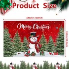Christmas Backdrop Merry Christmas Party Decoration Christmas Photo Banner Si   