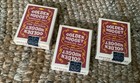 3xgolden Nugget Red Playing Cards Vintage Las Vegas Gambling Hall Decks Complete