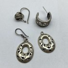 Sterling Silver 925 Precious Metal Scrap Jewelry Lot 17 89g Mixed Styles
