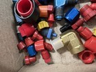 Mixed Aircraft Hydraulic Line Fittings Lot