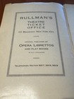 Free Ship  1910-1911 Program Sarah Bernhardt Last Visit America Phaedra Broadway