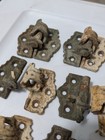 Antique Cast Iron Victorian Lift Off Style Shutter Hinges Hardware Lot