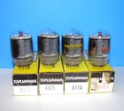 6ge5 Nos Sylvania Radio Audio Amplifier Vintage Vacuum Tubes 4 Valve Tested 6ge5