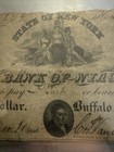  1 1827 Buffalo New York Ny Obsolete Currency Bank Note Bill Bank Of Niagara
