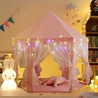 Princess Castle Play Tents With Led Star Lights large Size 55  X 53  Pink