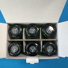 Jagermeister  set Of 6  Green Shot Glasses W  Logo On Bottom Jager 1 Oz Embossed