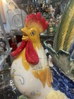 Fitz And Floyd Rooster Ricamo Figurine 21    Farmhouse Inspired Hand Painted Nib