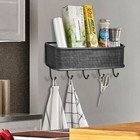 Wall Mount Mail Letter Key Rack Holder Organizer For Home   Office Organization