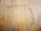 Belgian Military Helmet Net With Draw String Od Green Nos 18  X 18 