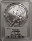 2026  1 1 Oz Silver Eagle 40th Anniversary Pcgs Ms70 First Day Of Issue