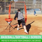 Gosports 7  X 4  I-screen   Baseball   Softball Pitcher Protection Net