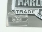 Harley Davidson Die Cast Chrome Bar   Shield Silhouette Die License Plate