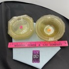 Mixed Lot Of Yellow Depression Glass Read Description