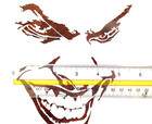 Joker Evil Stencil Reusable Skull 10 Mil Mylar Evil Joker