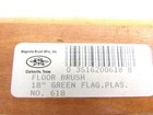 Nos  Magnolia 18  Floor Brush Green Flag Plastic 4  Bristles  618