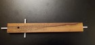 Vintage Mcm Metal And Wood Wall Cross Modernist Minimalist Design