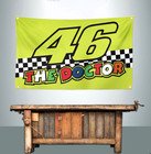 Valentino Rossi  46 3  X 5  Banner Flag The Doctor Motogp