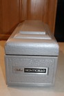 Vtg Wilbert Monticello Salesman Sample Burial Vault Concrete Coffin Casket
