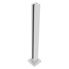 35 8  Glass Railing Post Mid Balustrade Post For Balcony Deck Stainless Steel