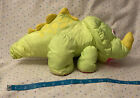 Vintage 1992 Fisher-price Dino Roars Triceratops Dinosaur Plush 15    Flawed