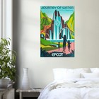 Disney Attraction Poster - Journey Of Water Epcot Center Vintage